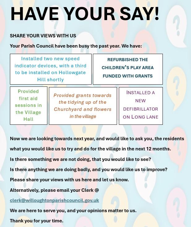 Have your say.